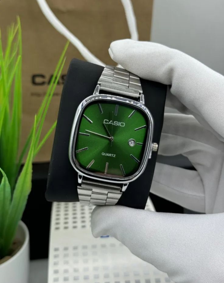 Casio Quartz Classic Silver & Black Watch For Men & Women
