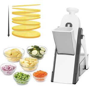 Adjustable Vegetable Cutter - 4-in-1 Mandoline